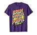 Bruh Winners WEAR Purple Summer Camp Game Day Tournament T-Shirt