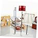 Cabilock Elegant Jewelry Display Stand Fashionable Jewelry Holder Acrylic Ring Holder Display Organizer for Storage