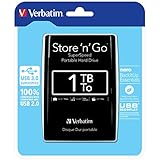 Capacità1 TB Verbatim 53023 Store \'N\' GO Black HardDisk