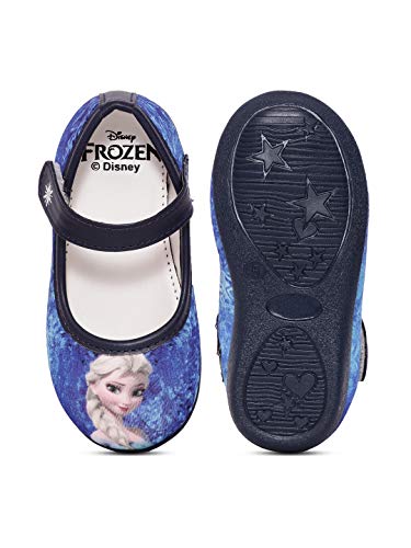 Image of Disney Girls Frozen Kids Girls Blue Ballerina by Toothless Ballet Flats