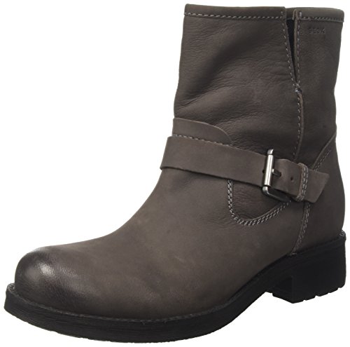 Geox D New Virna E, Stivaletti Donna, Marrone