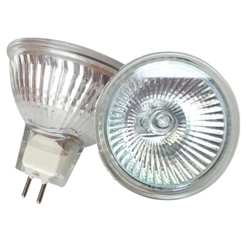 UGEFKMQ Faretto Alogena MR16 20 Watt 24V 35W GU5.3 24V 50W MR16 Lampadine Alogene GU5.3 Base 2700K Bianco Caldo Dimmerabile 1PCS 35W