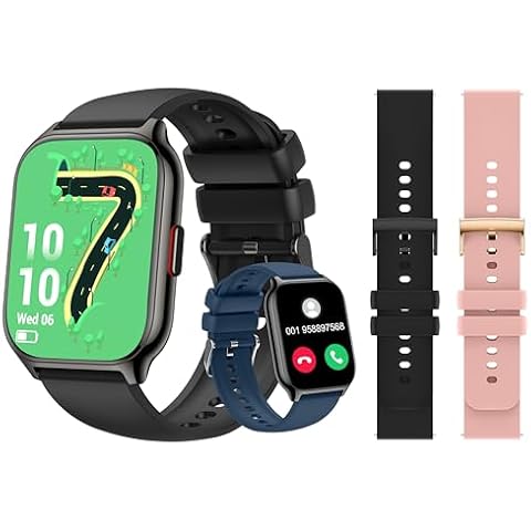 ZOSKVEE Smart Watch with 4 Bands, 2.0" Fitness Tracker Watch(Dial/Answer Calls) with Heart Rate/Blood Pressure/Blood Oxygen Monitor for Android iOS Cover