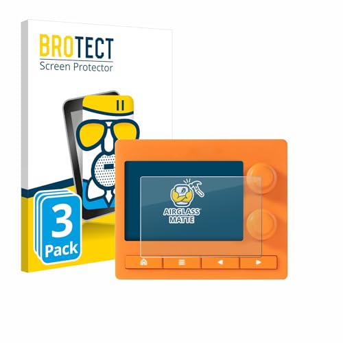 brotect Anti-Glare Glass Screen Protector Matte for 1010 Music Nanobox Tangerine (3 Pack) - Anti-Scratch 9H Protection Film