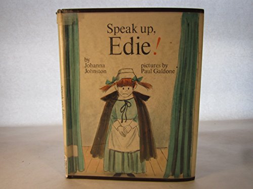 Speak up, Edie! 0399203745 Book Cover