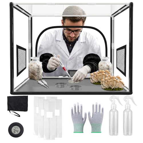 ACover Large Still Air Box Mushroom, Mushroom Grow Bag Kit M