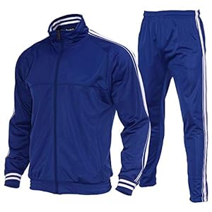 R RAMBLER 1985 Mens Sweatsuits 2 Piece Casual Athletic Long Sleeve Tracksuit Set Jogging Suit for Running,Exercise,Traning