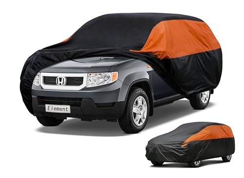 Image of GUNHYI Honda Car Cover Custom Fit Honda Element Waterproof All Weather for Automobiles, Lightweight Full Exterior Cover Outdoor Sun UV Rain Dust Snow Wind Protection.