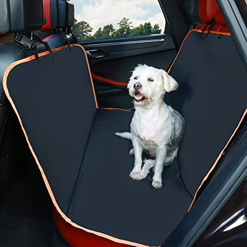 KYG Cubierta de Asientos de Coche Impermeable para Perros Protector de Mascotas Funda de Asientos Antideslizante y Comodo Manta Animal de Coche para Coche Camión SUV para Viajes