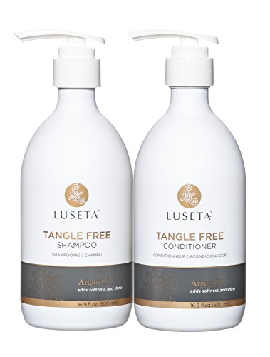 Luseta Tangle Free Argan Oil Shampoo & Conditioner 16.9oz x 2