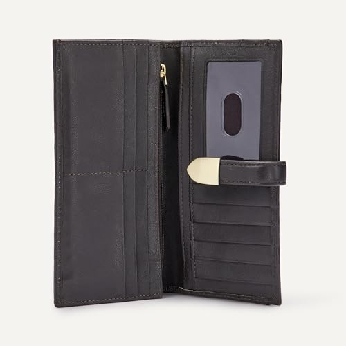 Miniatura 4 de Amazon Essentials Cartera de Mano de Piel Mujeres, Marrón Oscuro, Talla única