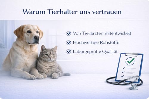 Hanföl für Hunde & Katzen 𝟏𝟎𝟎𝟎𝐦𝐠 – natürliches Beruhigungsmittel aus Hanfsamen – unterstützt Entspannung, Fellpflege & Wohlbefinden