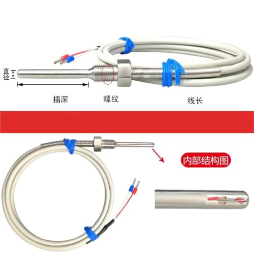 Cable de PVC con sensor de temperatura NTC 5K 10K 50K 2