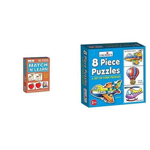 Creative Educational Aids 0626 Match N Learn & Puzzles (8 Piece) (B085PB8XDY) Amazon Price History, Amazon Price Tracker