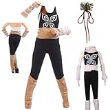 Bkikijgg Yoruichi Shihouin Cosplay Costume Yoruichi Shihouin Outfit Cosplay Uniform Halloween Party Uniform Set for Women(A,M)