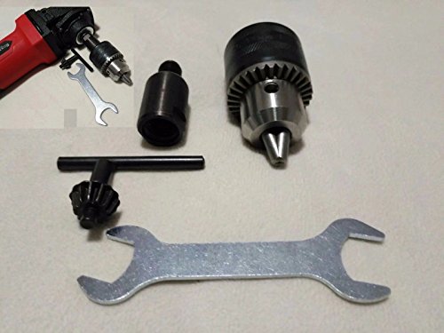 1/32"- 1/2" Drill Chuck 1-13mm fits 5/8"-11 Thread grinder polisher for stone concrete