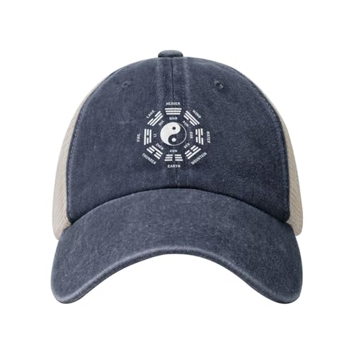 Gorra Trucker vintage malla unisex azul marino miniatura 2