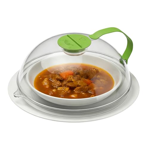 kaiop Mikrowellenabdeckung Für Lebensmittel,Mehrfach Verwendbarer Schutz Mit Griff - Mikrowellen-Spritzschutz-Kochdeckel,für Meal Prep Saucen Snacks Suppe Reste Bürokochen kaiop Mikrowellenabdeckung Für Lebensmittel,Mehrfach Verwendbarer Schutz Mit Griff - Mikrowellen-Spritzschutz-Kochdeckel,für Meal Prep Saucen Snacks Suppe Reste Bürokochen