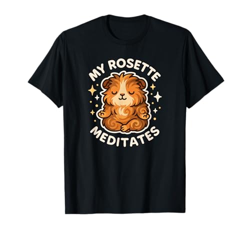My Rosette Meerschweinchen meditiert lustig süß T-Shirt