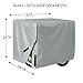 Porch Shield Waterproof Universal Generator Cover 32 x 24 x 24 inch - for Most Generators 5000-10000 Watt, Gray