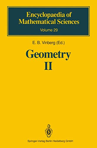 Geometry II: Spaces of Constant Curvature (Encyclopaedia of Mathematical Sciences, Band 29)