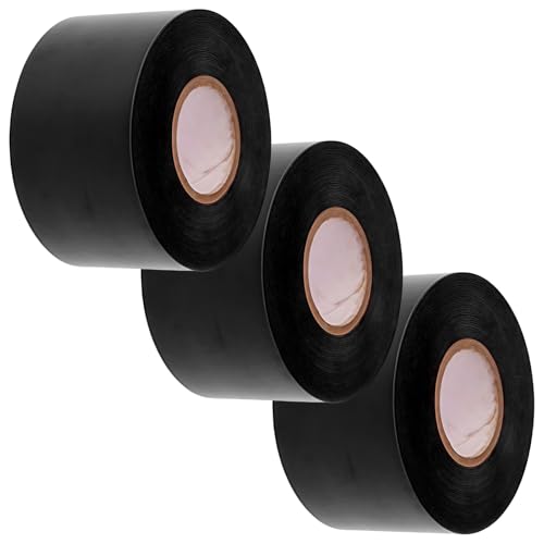 Image of 3 PCS Black Electrical Tape, 3 /4 inch x 66ft, Waterproof, Professional Grade PVC Electric Tape for Wire Insulation, Electrical Tape for Resistant to Abrasion, Moisture, Corrosion, Alkalies