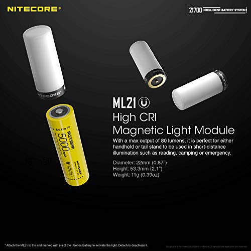 image for NITECORE MPB Modular Mini Rechargeable Lantern Flashlight, with 5000mA