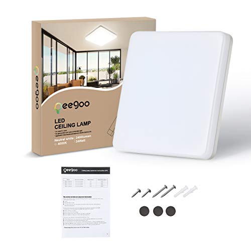 Oeegoo 24W LED Lampada Plafoniera Impermeabile