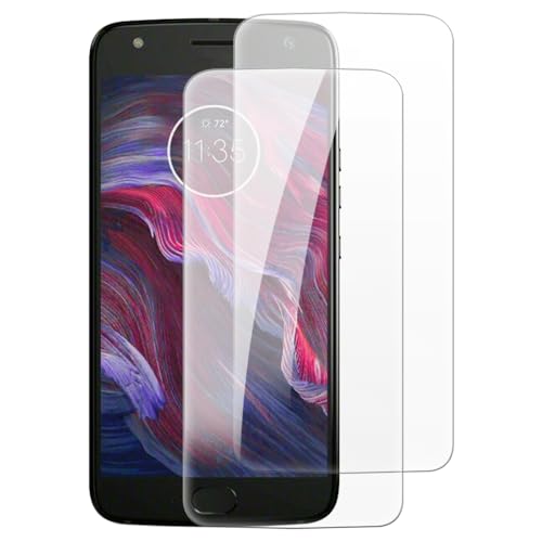 Shantime [2 piezas Protector Pantalla Cristal Templado Compatible con Motorola Moto X4 (5.2 pulgadas), HD Claro Antirrayas Sin Burbujas