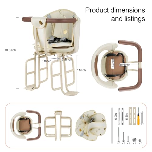 SNMUMU Rear Mounted Kid Bike Seat