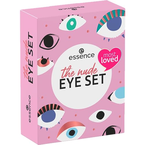 essence cosmetics the nude eye set, Geschenkset, Make-Up, Geschenke für Frauen, ohne Mikroplastikpartikel, ohne Alkohol, 1er Pack (3pcs) – Bild 3