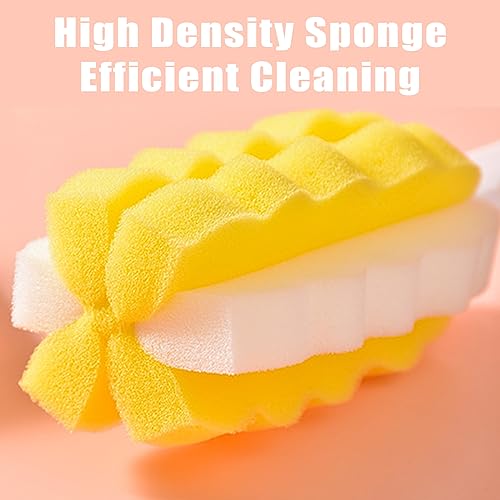 Image of 8PCS Bottle Brush Replacement Sponge Heads Environmental Protection Cup Cleaner Brush Sponge Replacement Heads Suitable for INVODA Sponge Bottle Brushes (8 Brush Heads)
