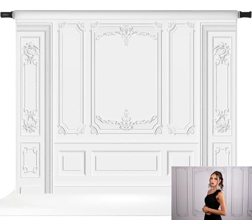 Toile de fond blanche Kate 3x2,4m pour photographie de portraits en studio