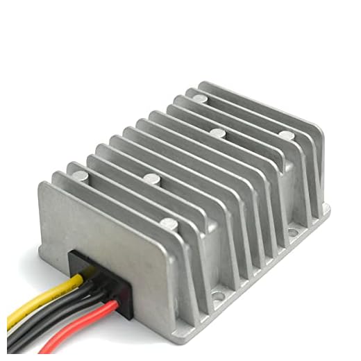 MGGi DC Converter Regulator 36V 48V Step Down to 12V 30A 360W, Waterproof Big-Size Voltage Reducer, High-Power DC/DC Power Supply Module Buck Transformer, for Golf Cart, forklifts, Car