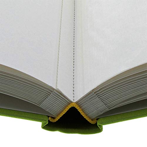goldbuch 24896 fotoalbum met vensteruitsparing, Bella Vista, herinneringsalbum 25 x 25 cm, fotoalbum 60 witte pagina's met pergamijn scheidingsbladen, fotoboek van linnen, groen - Image 5