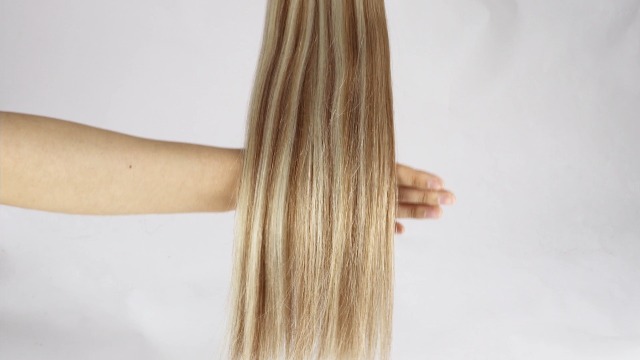✨4 18” ##10 W/613 highlight HUMAN HAIR TAPE INS Amazon.com : Full Shine Human Hair Tape in Extensions Color  main image 3