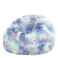 icon Kingston Faux Fur Kids Bean Bag, Fluffy Kids Bean Bag Chair with Filling Included for Girls and Boys, Childrens Chair, Beanbags for Children, Playroom Décor, Bedroom Accessories