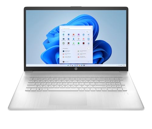 Image of HP 17 Laptop Computer for Business and Students, 17.3 inch HD+ Display, Intel 10-Core i5-1334U,Windows 11 Pro, Numeric Keypad,Silver (16GB RAM | 1TB SSD)