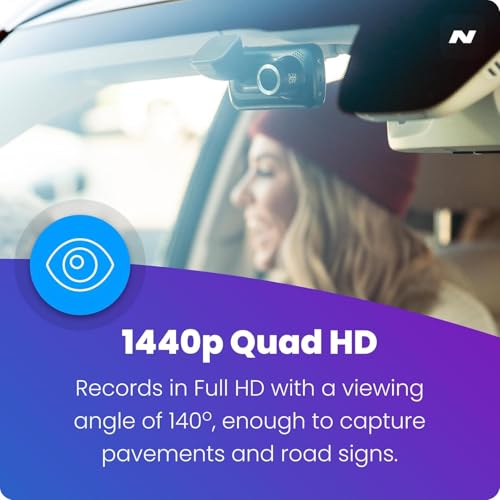Nextbase 1440p HD Wi-Fi Dash Cam 522GW with Alexa…