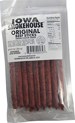 Iowa Smokehouse Stick Beef Original 8OZ IS-BSO12