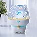 Produktbild tragbare wiederaufladbare Nachttischlampe,Sternenhimmel Projektor Lampe,Baby 360°Rotation LED Nachtlampe,Nachttischlampe mit Bluetooth Lautsprecher,6Themen,für Geburtstage Party Gift Weihnachten