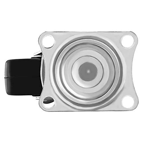 8 Pack 2" Swivel Caster Wheels Rubber Base With Top Plate & Bearing Heavy Duty #TOP7