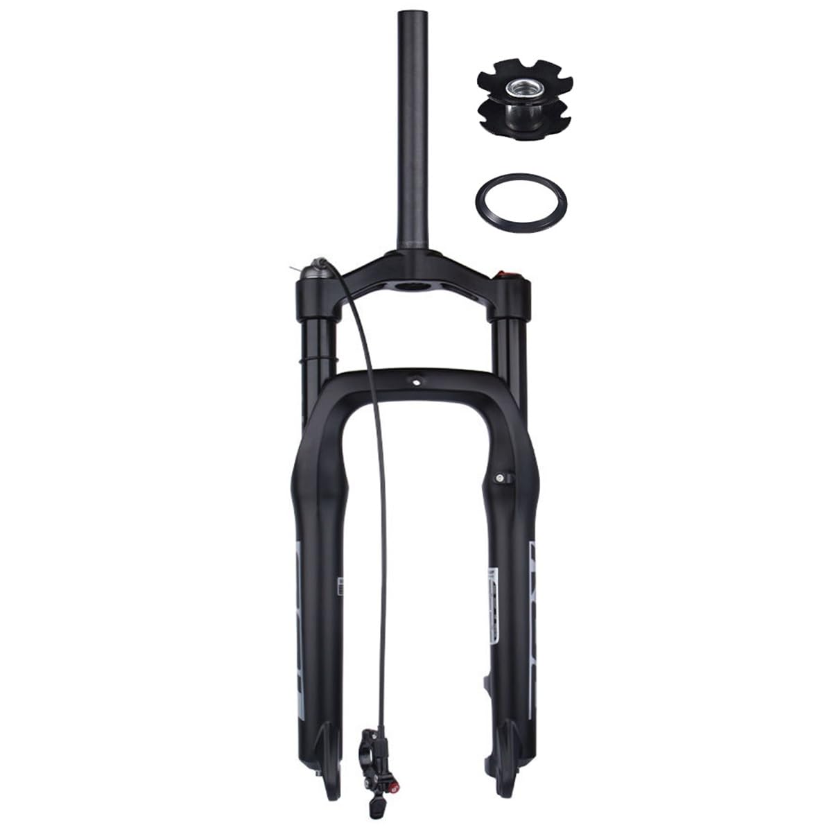 Widelec amortyzowany do MTB XC 20 i 26 cali, rura prosta 28,6 mm, przedni widelec powietrzny do roweru górskiego, piesze wędrówki QR 135 x 9 mm, zdalne blokowanie ręczne