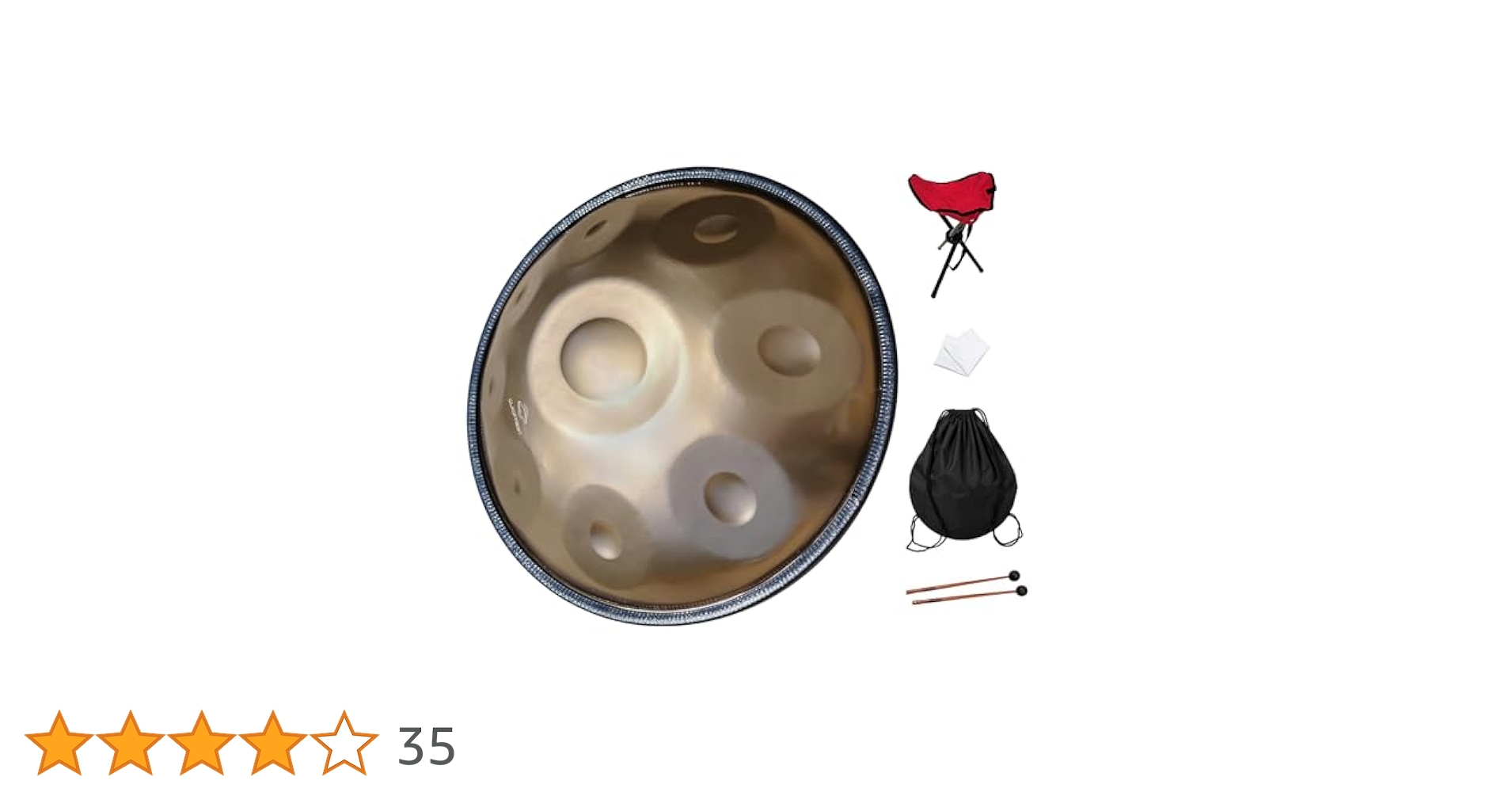 ハンドパン　GLADFRESIT GLADFRESIT Handpan, 18 inches, 9 notes, 440Hz, G minor