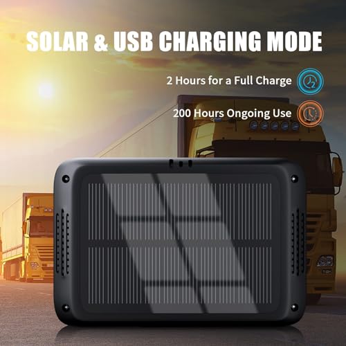 MIRAIDON TPMS monitor with solar panel and USB charging port