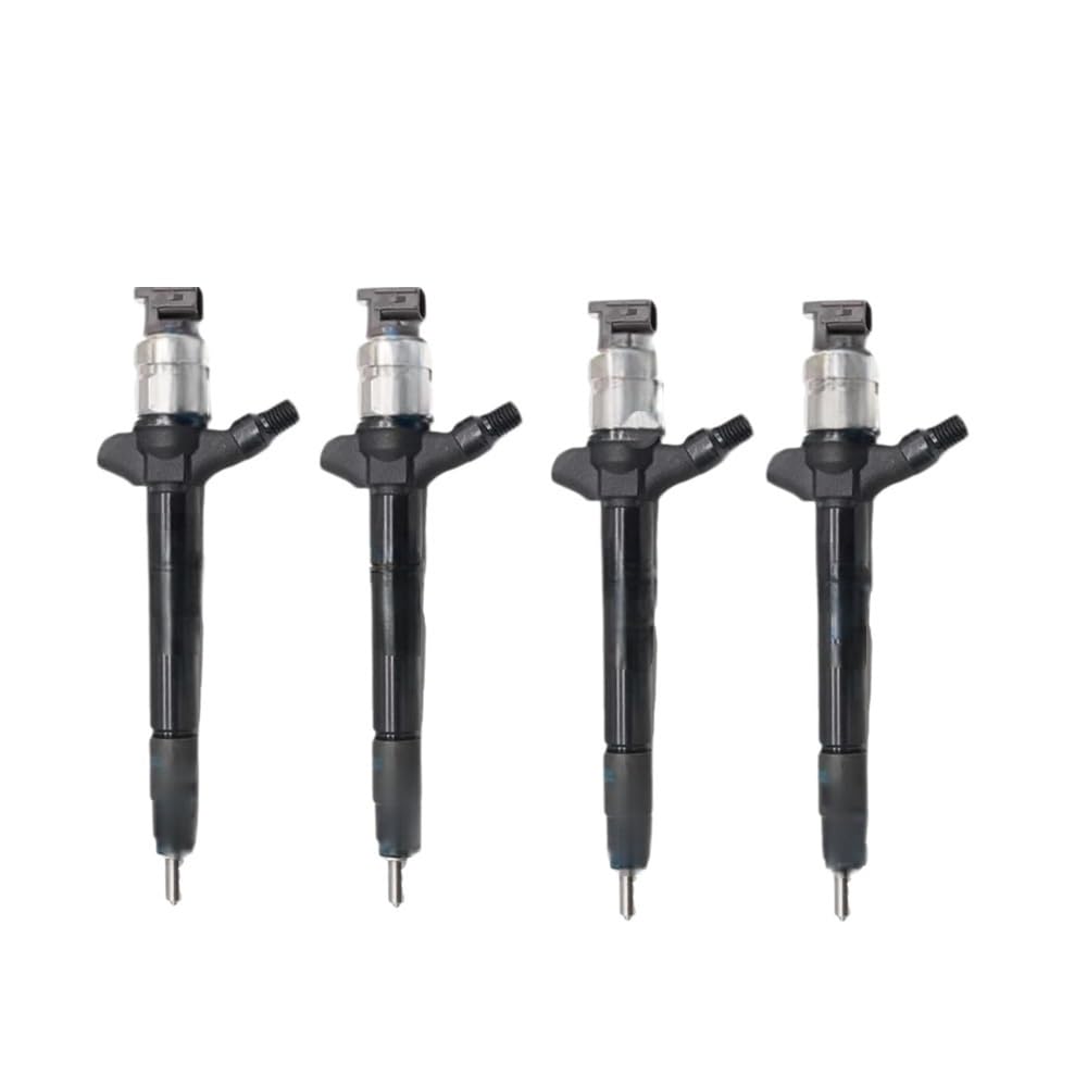 Fqqkma One Color Fuel Injectors 4Pcs 095000-9730 Rail Injector 23670-59025 23670-51020 For Land For Cruiser 1Vd-Ftv V8 D4d J200 For Prado 4.5D Engine