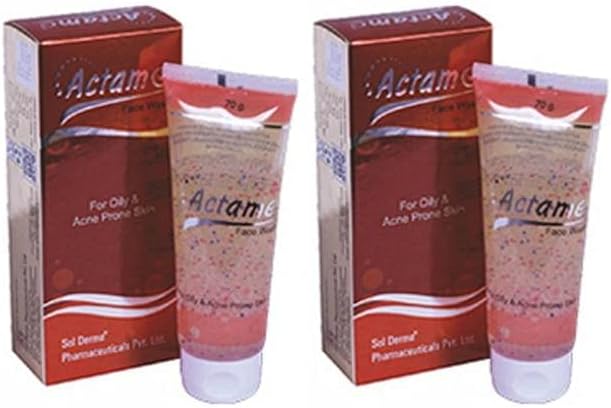 Actame Face Wash 70gm-Pack of 2