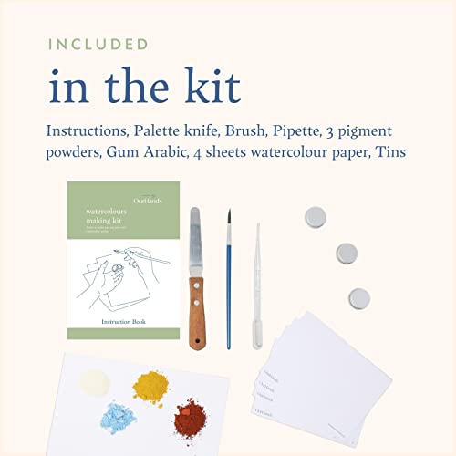 Watercolours Making Kit By Ourhands - Make Your Own Watercolour Paints From Natural And Mineral Pigments #TOP2