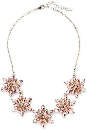Amazon Co Jp ジルバイジルスチュアート Jill By Jillstuart フォーチューンクリスタルアクセサリー 花 ネックレス ピンク Fr ジュエリー
