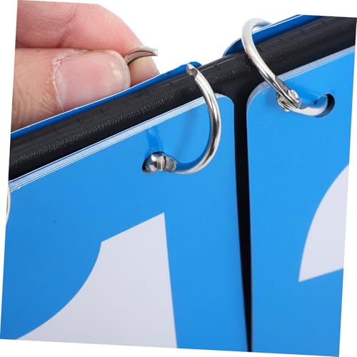 Marcador deportivo reutilizable de metal y tela azul miniatura 3